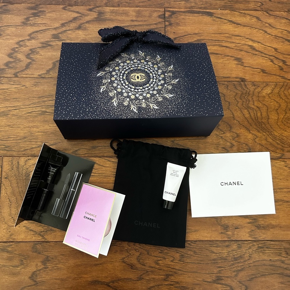 Chanel Gift Box with Samples